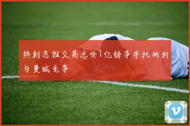 热刺急推交易总价1亿镑争夺托纳利与曼城竞争